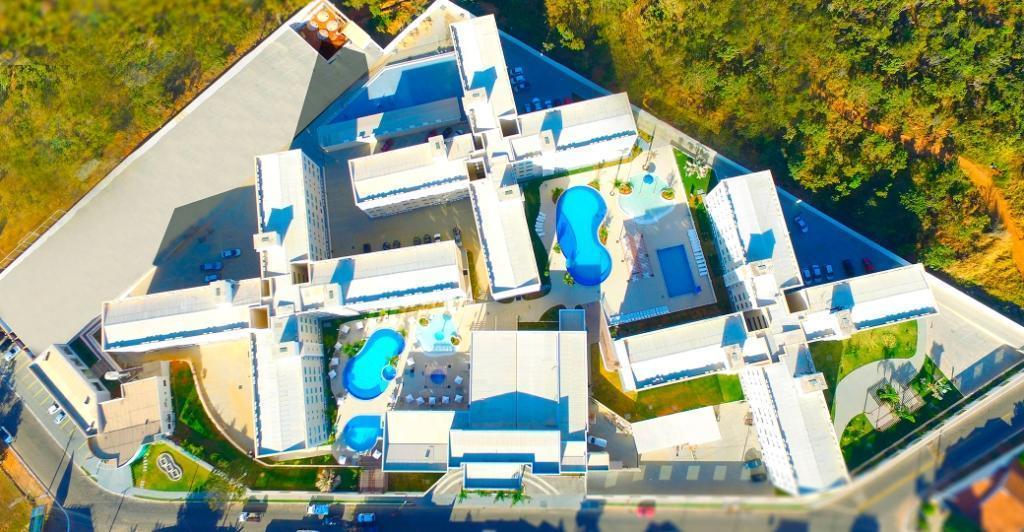 No Encontro águas Apartamento Caldas Novas